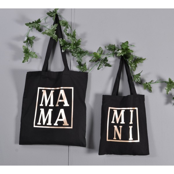 Τσάντα Πάνινη set2 MAMA-MINI Gold
