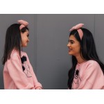 FW23 Σετ 2 τεμαχίων 077-Κορδέλα Ελαστική με Φιόγκο Φουσκωτό 