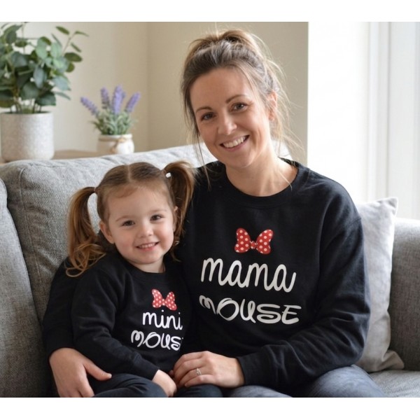 ΣΕΤ (2τεμ.) Φούτερ mama mouse/mini mouse