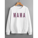 Φούτερ Γυναικείο MAMA Pink Leopard