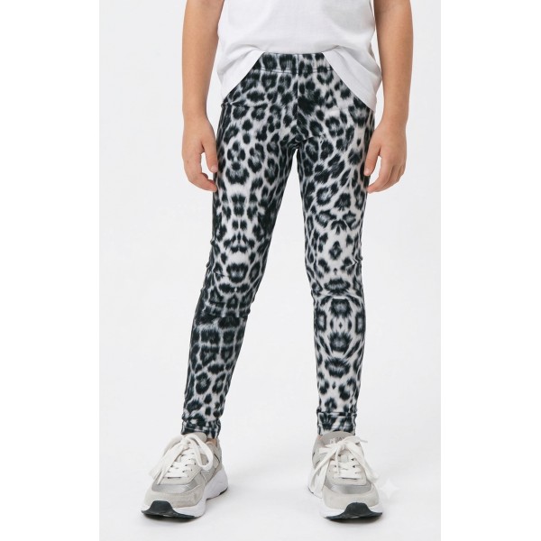 FW24 Παιδικό Κολάν Ασπρόμαυρο Leopard