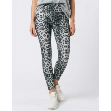 FW24 Κολάν Γυναικείο Ασπρόμαυρο Leopard