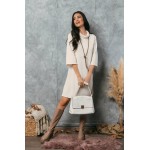 FW24 Φόρεμα Γυναικείο Offwhite Ζιβάκγο Σκίσιμο