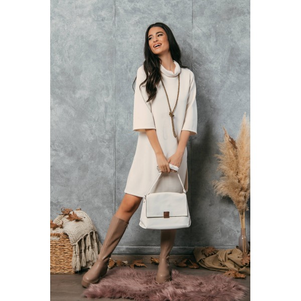 FW24 Φόρεμα Γυναικείο Offwhite Ζιβάκγο Σκίσιμο