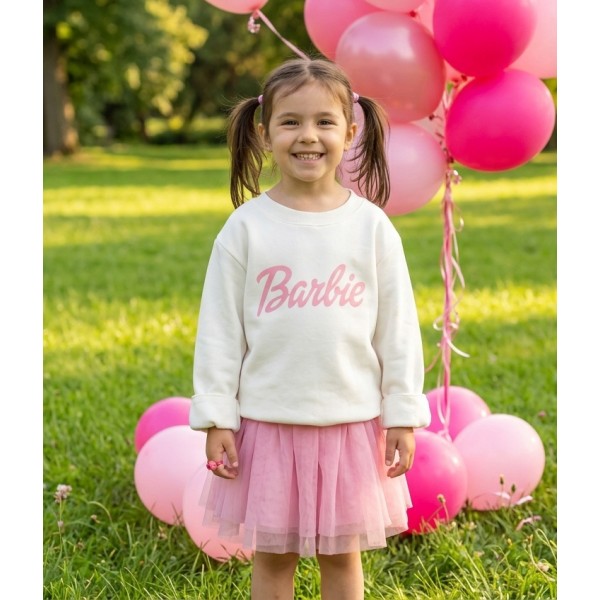 Παιδικό Φούτερ Barbie Ροζ
