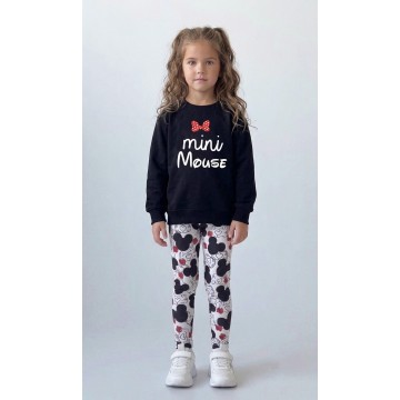 FW26-set  (2 τεμαχίων) Παιδικό Κολάν  Minnie & Φούτερ  Mini Mouse