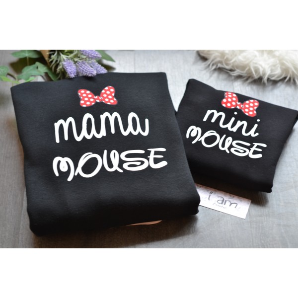 ΣΕΤ (2τεμ.) Φούτερ mama mouse/mini mouse