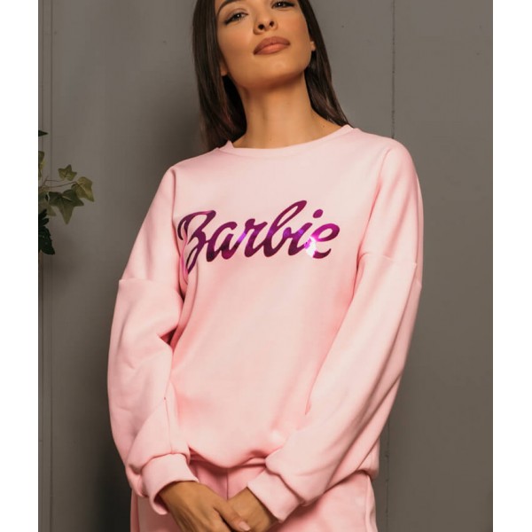 Φούτερ Γυναικείο Barbie Φουξ Metallic