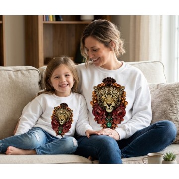 FW21-set (2 τεμαχίων)  Φούτερ Μπλούζες Γυναικείο & Παιδικό Tiger