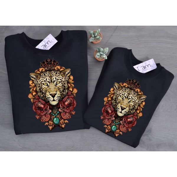 FW21-set (2 τεμαχίων)  Φούτερ Μπλούζες Γυναικείο & Παιδικό Tiger