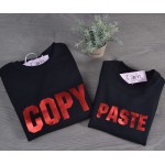 FW21-set (2 τεμαχίων)  Φούτερ Μπλούζες Γυναικείο & Παιδικό COPY-PASTE Metallic