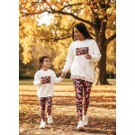 FW21-set (4 τεμαχίων) Γυναικείο & Παιδικό Κολάν Pink Army Vogue & Φούτερ Pink Army VOGUE 