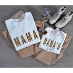 FW23-set (2 τεμαχίων)  Φούτερ Μπλούζες Γυναικείο & Παιδικό MAMA-MAMAS GIRL