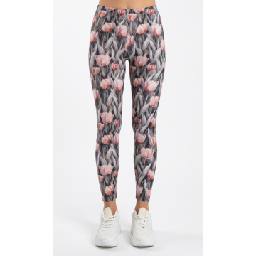 FW25-030 Κολάν Γυναικείο Λύκρα Print Tulips