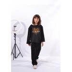 FW26-set (2 τεμαχίων)  Παιδικό Φόρμα  Print Καρδιά I love you- back