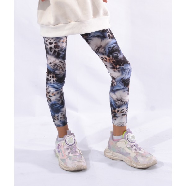 FW26 Παιδικό Κολάν  Blue Leopard