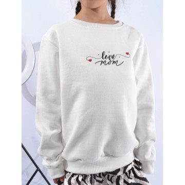 FW26 Παιδικό  Φούτερ Love Mom