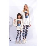 FW26 Γυναικείο Κολάν  Blue Leopard