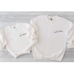 FW26-set (4 τεμαχίων) Γυναικείο & Παιδικό Κολάν Cow & Φούτερ  The Cool Mom-Kid