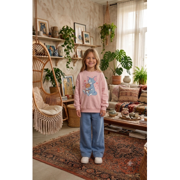 FW27-set (2 τεμαχίων)  Παιδικό Φόρμα  Print Love You Jerry