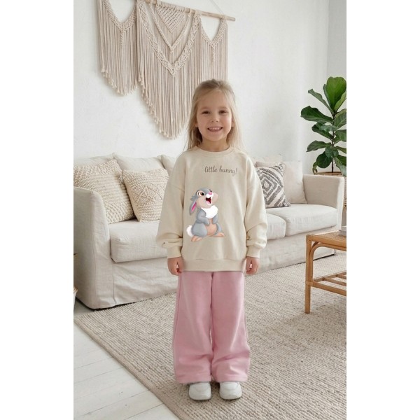 FW27-set (2 τεμαχίων)  Παιδικό Φόρμα  Print Bunny