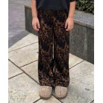 FW27 Παιδικό  Παντελόνι Βελουτέ Print Leopard Skin