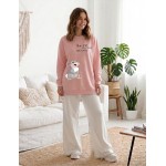 FW27-set (2 τεμαχίων) Γυναικείο  Φόρμα  Print Bunny