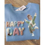 FW27-set (2 τεμαχίων) Γυναικείο  Φόρμα  Print Happy Day