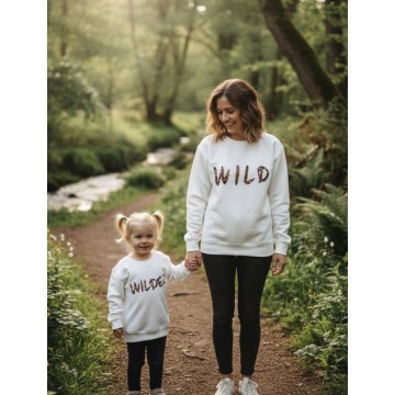 FW25-set (2 τεμαχίων)  Φούτερ Μπλούζες Γυναικείο & Παιδικό Wild Wilder