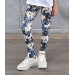SS25 Παιδικό Κολάν Λύκρα Blue Floral