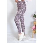 SS26-030 Κολάν Γυναικείο Λύκρα Print Pink Leopard