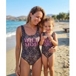 Μαγιό Σετ Baywatch Leopard Wild Mom Wild Girl (2 τεμάχια: γυναικείο+παιδικό)