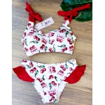 Μπικίνι Cherry Με Βολάν Bottom 