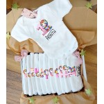 Κουτί Σετ 12 Φορμάκια Μήνες 1..2..Unicorn NEW BABY BOX