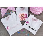 Birthday Family Set (Σετ 3 τεμαχίων) Αρκουδάκι Μπαλόνια Κορίτσι