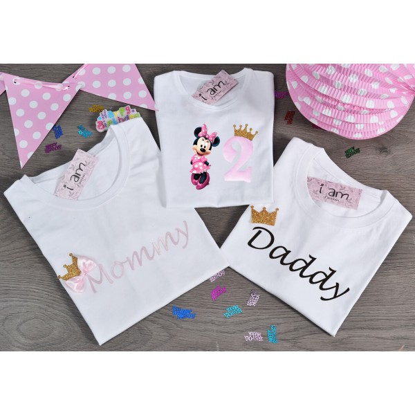 Birthday Family Set (Σετ 3 τεμαχίων) MINIE Ροζ