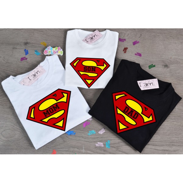 Family Set (Σετ 3 τεμαχίων)  SUPERMOM-DAD-SON