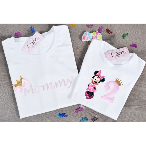 Birthday Mommy Set (Σετ 2 τεμαχίων)  ΜΙΝΙΕ Ροζ