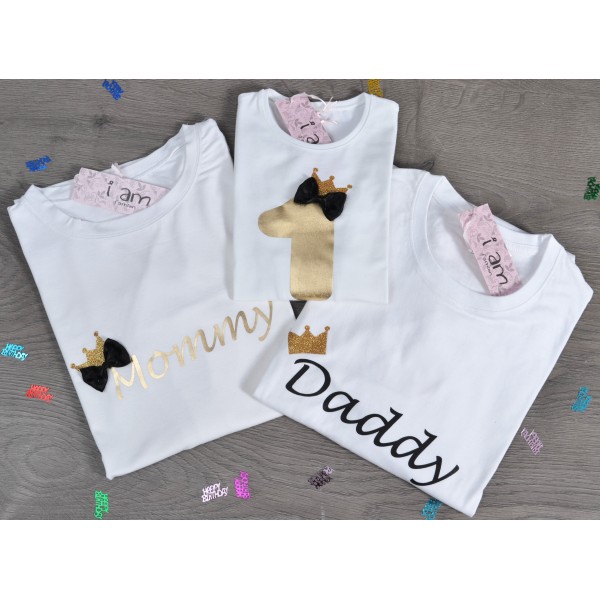 Birthday Family Set (Σετ 3 τεμαχίων)  Gold 