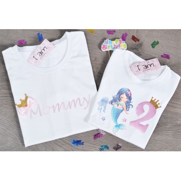 Birthday Mommy Set (Σετ 2 τεμαχίων)  Γοργόνα