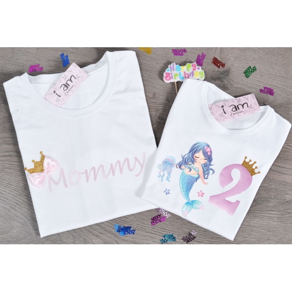 Birthday Mommy Set (Σετ 2 τεμαχίων)  Γοργόνα