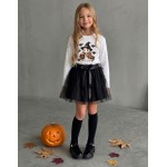 Σετ (2 τεμαχίων) Μπλούζα & Τούτου Φούστα Halloween Φαντασματάκι