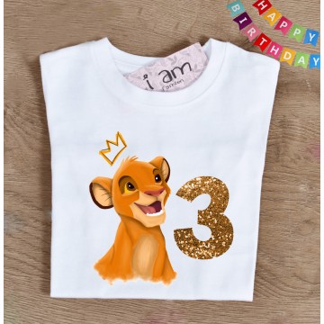 Birthday Μπλούζα  Παιδική Lion 