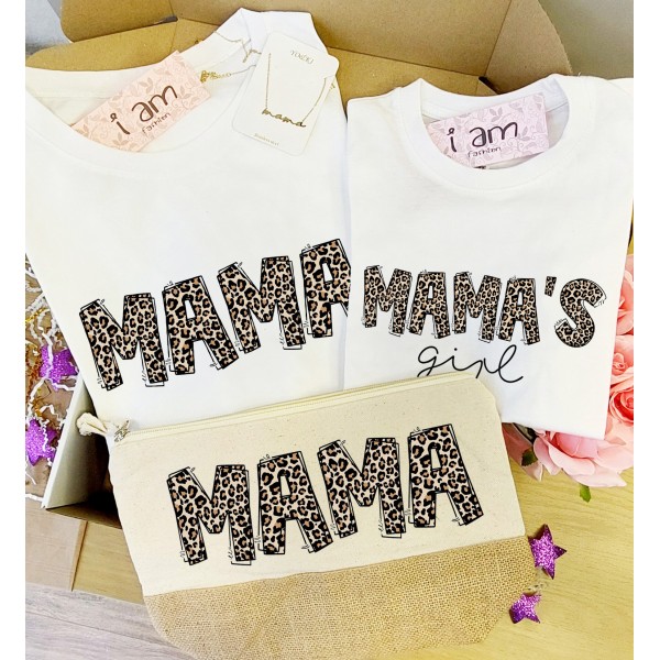 Box Mother's Day MAMA-MAMA'S girl Leopard