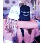 Kαπέλα Bride & Bride team Ασημί Γκλίτερ