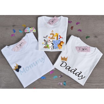 Birthday Family Set (Σετ 3 τεμαχίων)  Ζωάκια Της Ζούγκλας